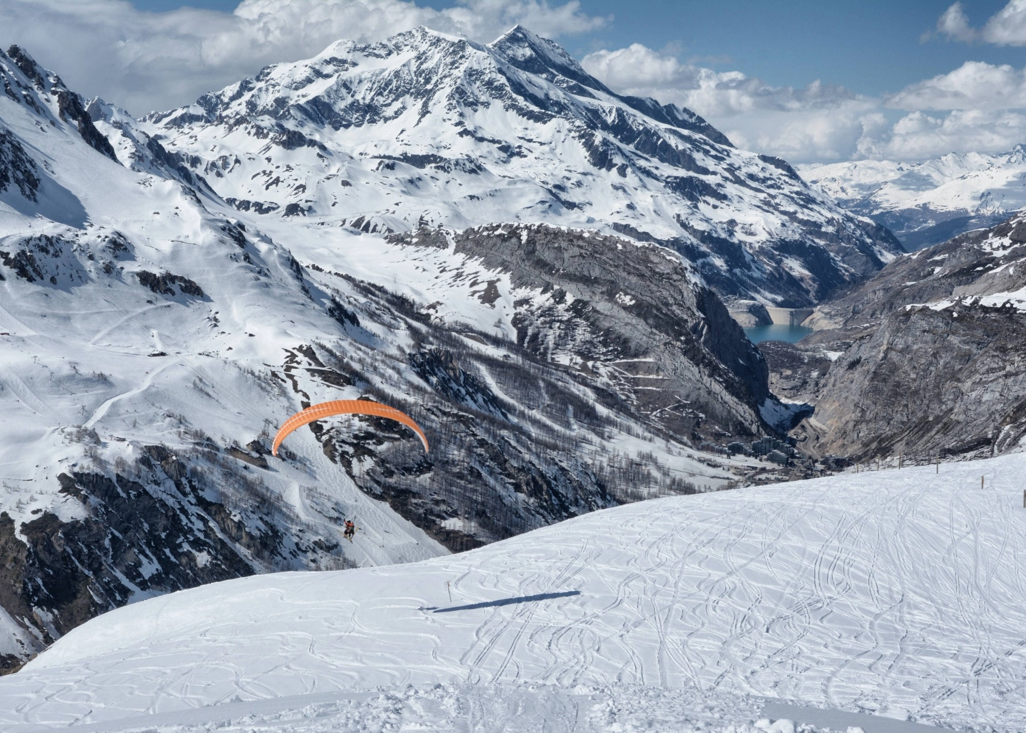 parapente en los alpes franceses con instructor