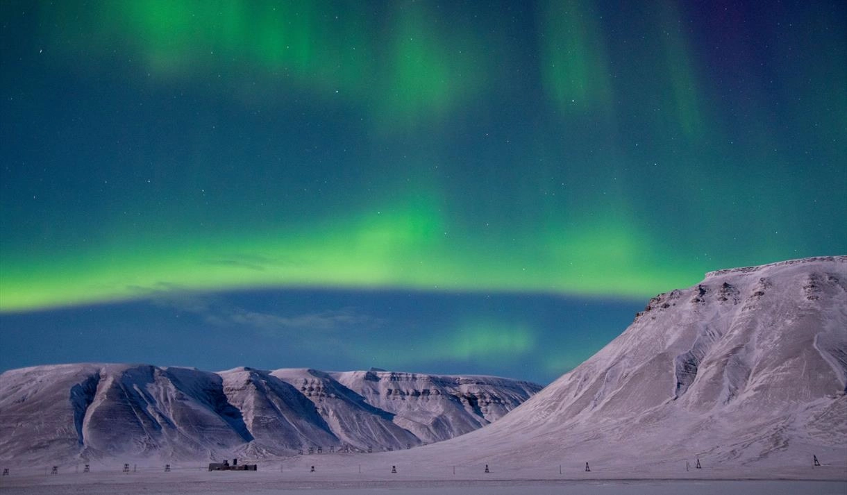auroras boreales en svalbard