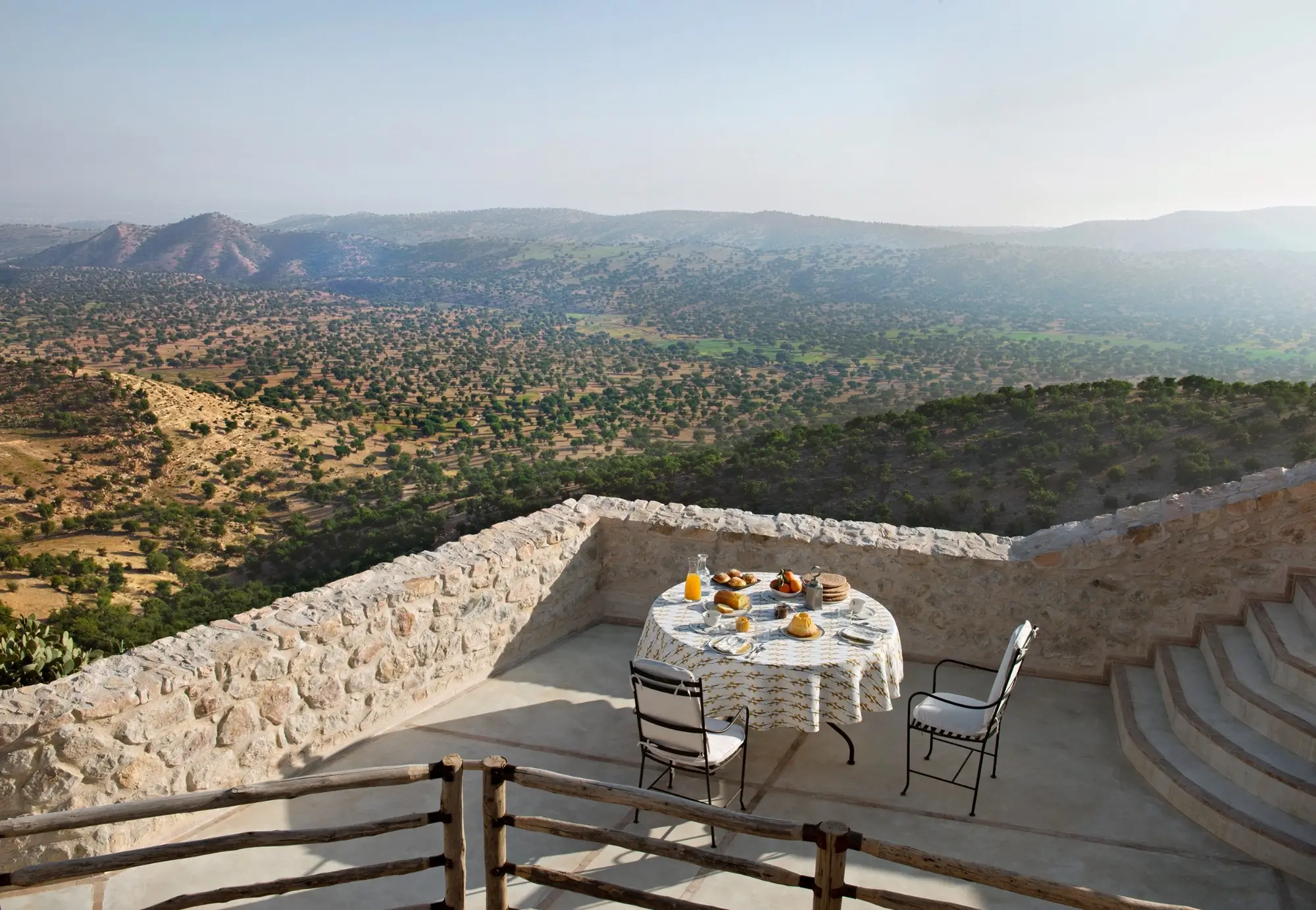 desayuno en privado mirador en marruecos