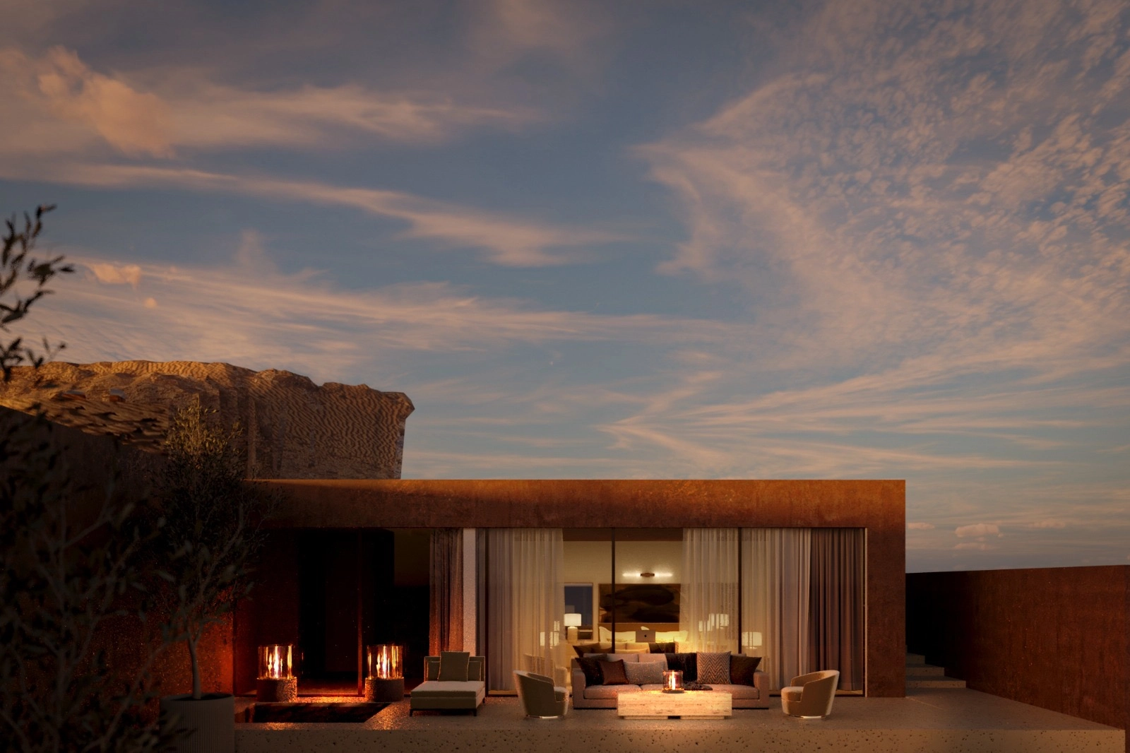 hotel kazazian en el desierto de siwa