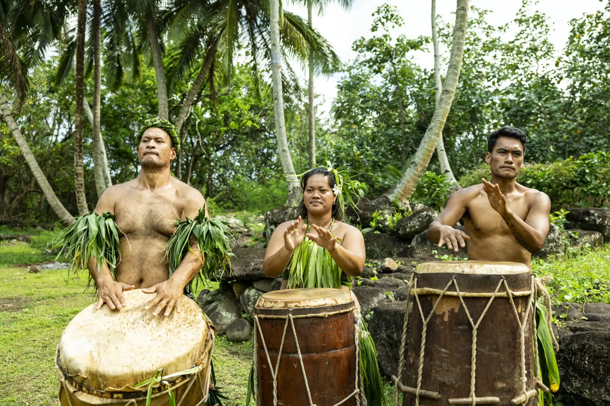 tribu en la polinesia francesa