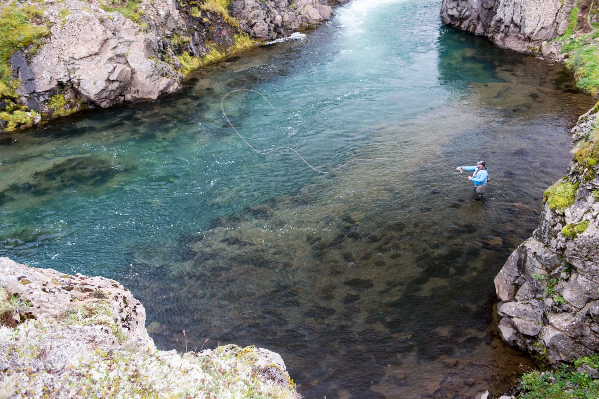 pesca del salmon islandia