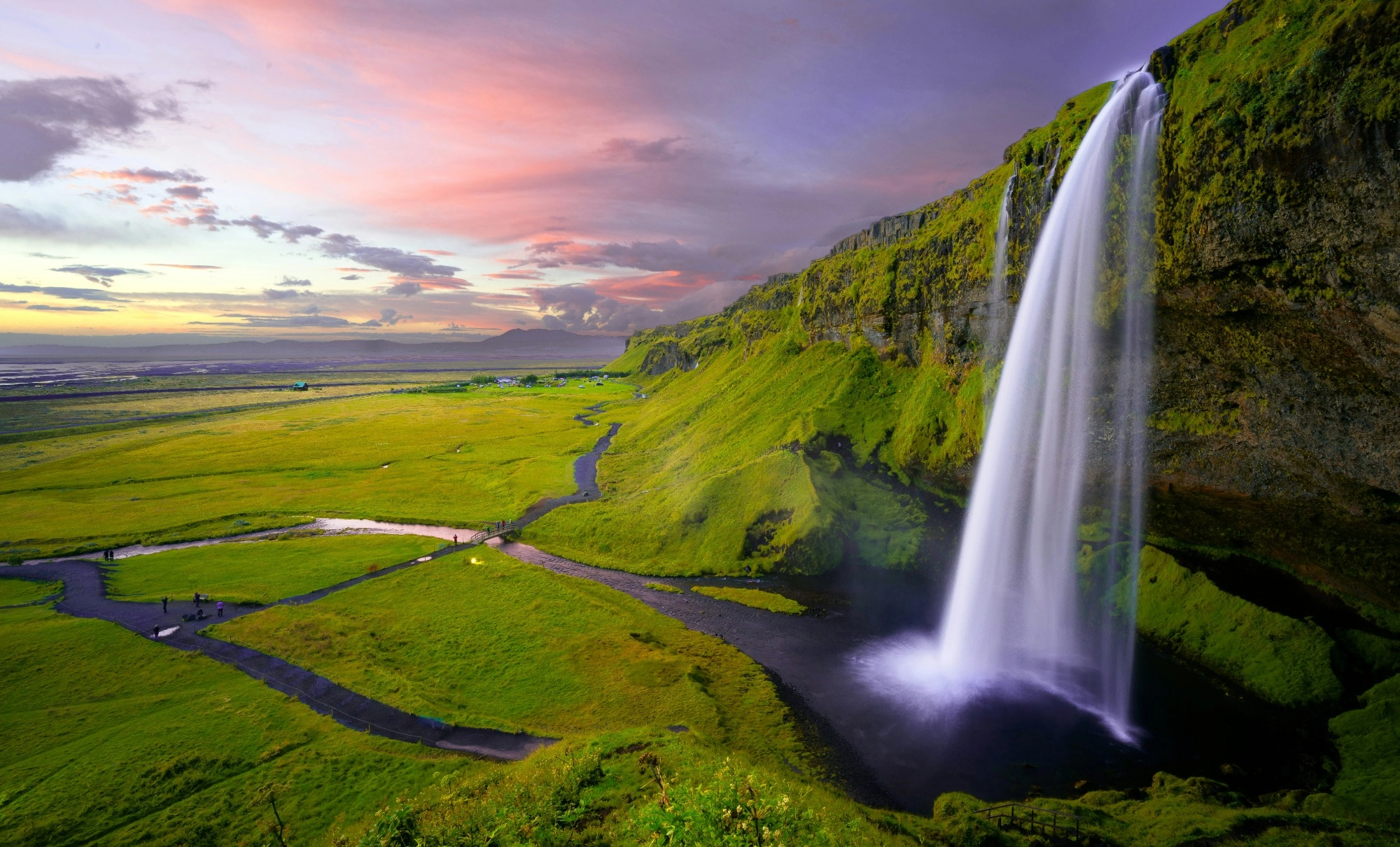 paisajes islandia cascada
