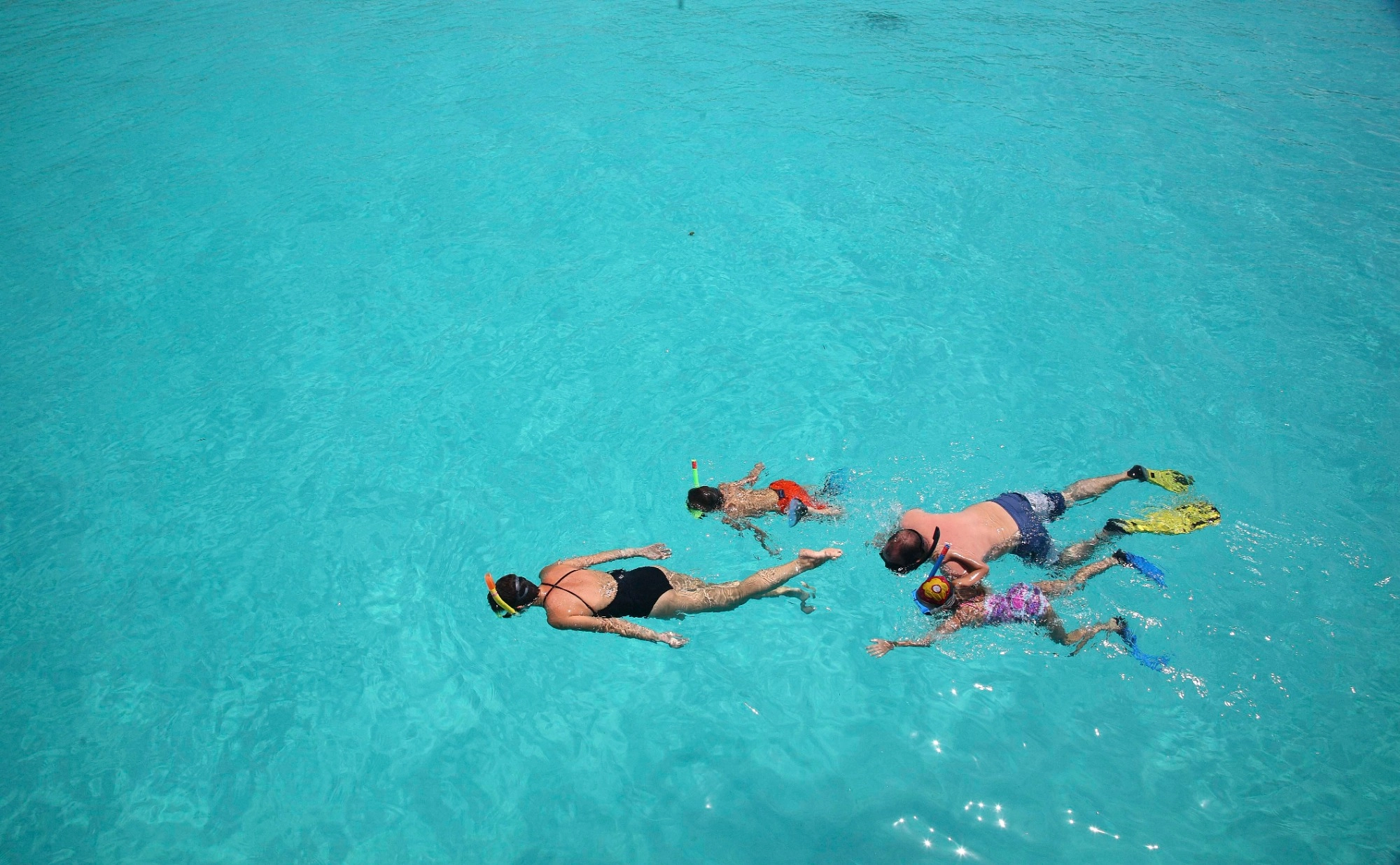 snorkel en familia zanzibar