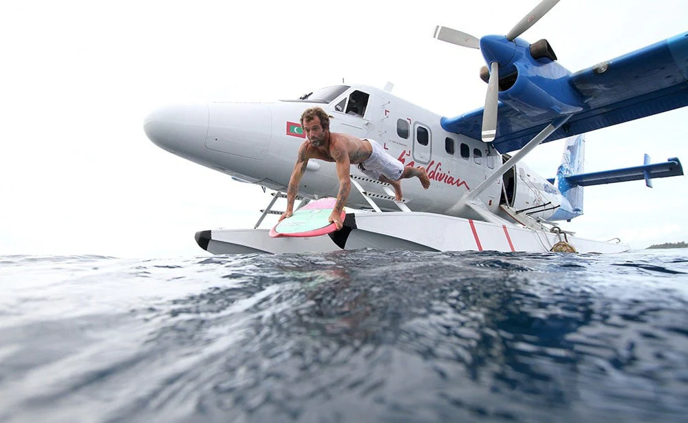 reef surf en maldivas