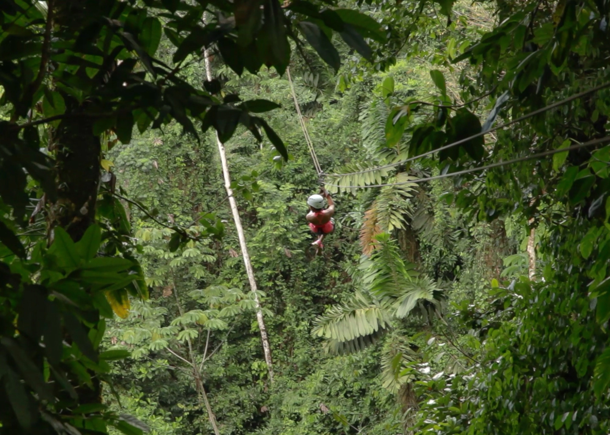 Tirolina en Costa Rica